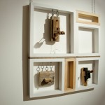 26. Side view Piano Series#25, mixed media,21"x20.75", 2011