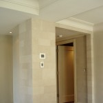 Limestone Block, Marmorino technique, Penthouse NYC
