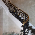 Limestone blocks stairway, NYC